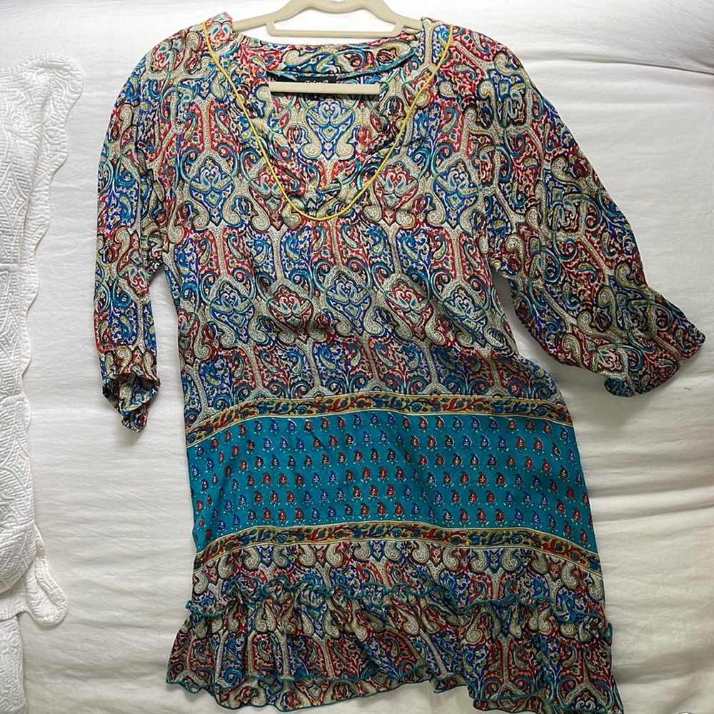 Tolani 100% silk dress